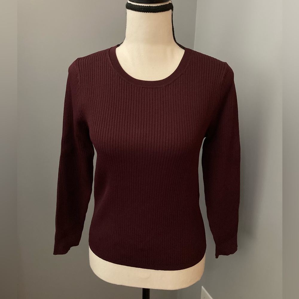 J. Crew Ribbed 3/4 Length Sleeve Shirt
